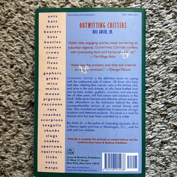 Outwitting Critters Book - Picture 2 of 2